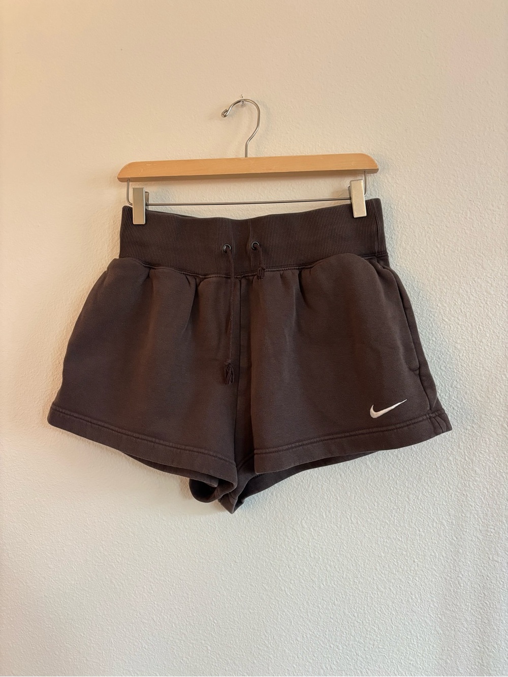 Nike Phoenix high waisted fleece shorts size medium